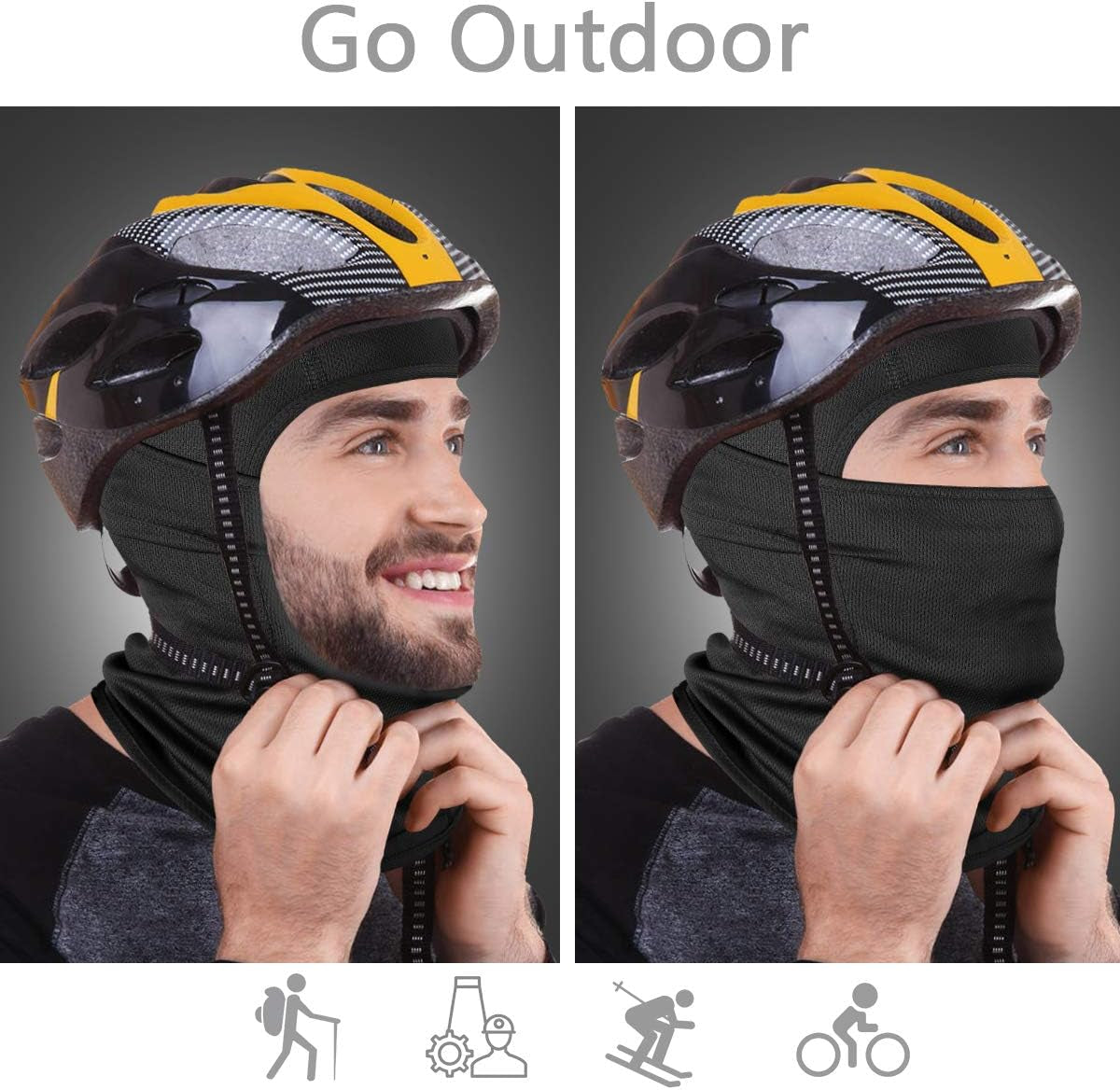 Ski Mask for Men Women, Balaclava Face Mask, Shiesty Mask UV Protector Lightweight for Motorcycle Snowboard