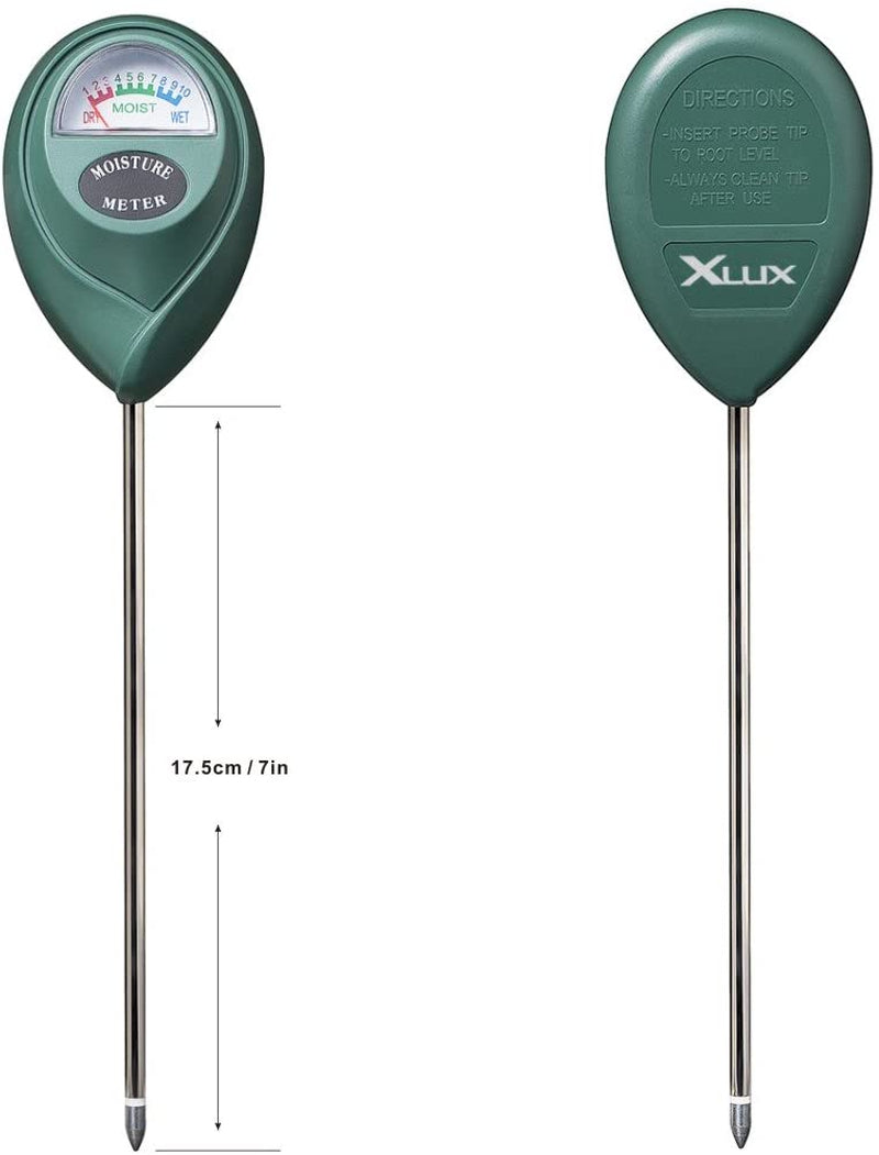 Soil Moisture Meter, Plant Water Monitor, Hygrometer Sensor for Gardening, Farming, Indoor and Outdoor Plants, No Batteries Required