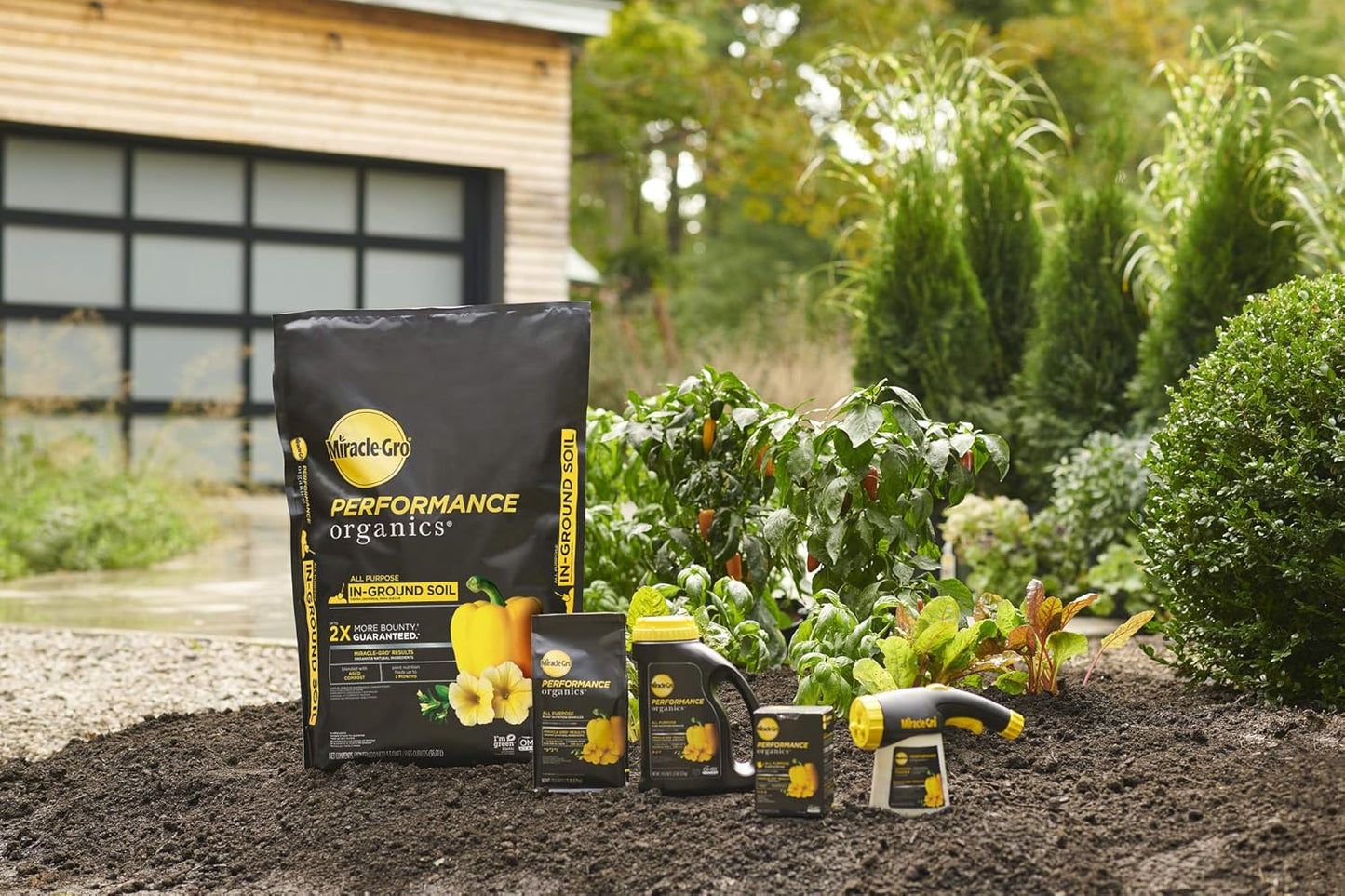 Performance Organics All Purpose In-Ground Soil - Organic and Natural Ingredients, Soil for Vegetables, Flowers and Herbs, Feeds for up to 3 Months, 1.3 Cu. Ft.