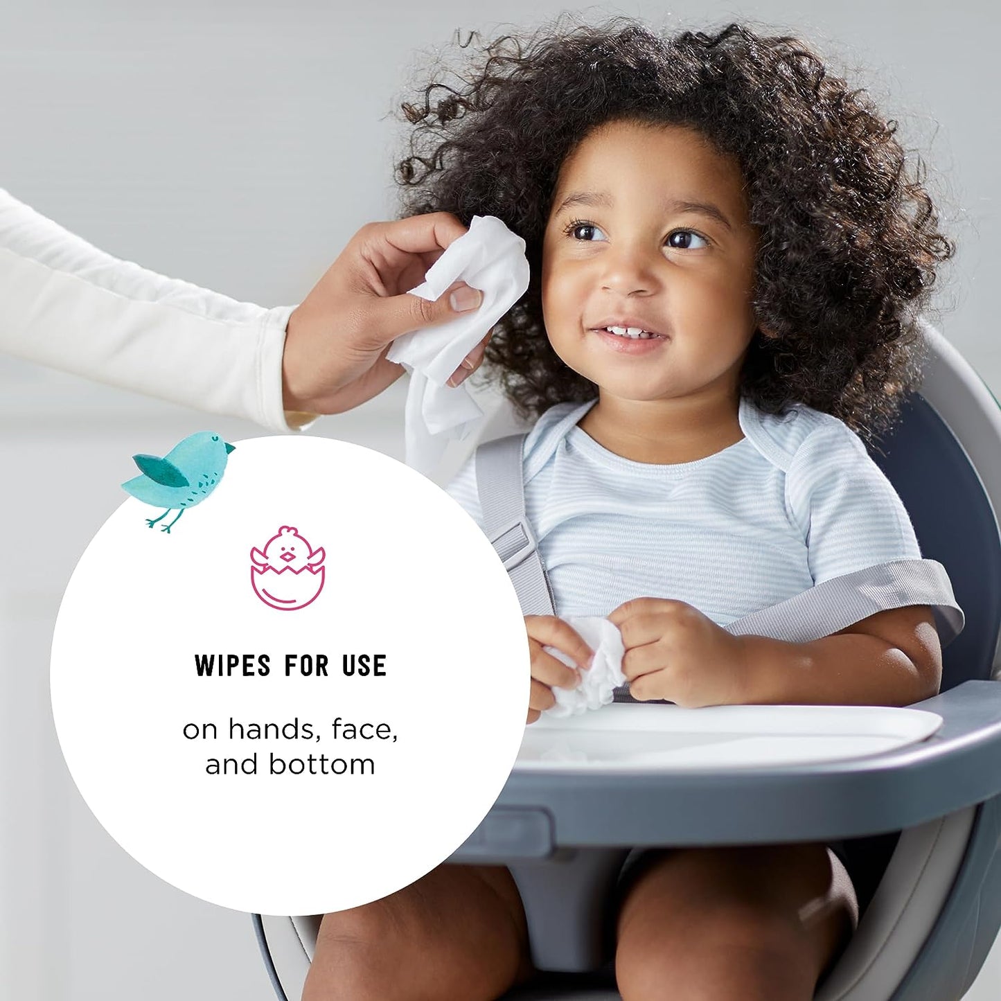 Amazon Brand - Gentle Fragrance Free Baby Wipes, Hypoallergenic, 800 Count (8 Packs of 100)