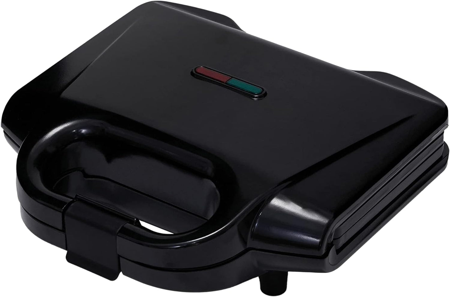 2-Slice Waffle Maker with Non-Stick Coating, Easy to Clean, 700W, Black