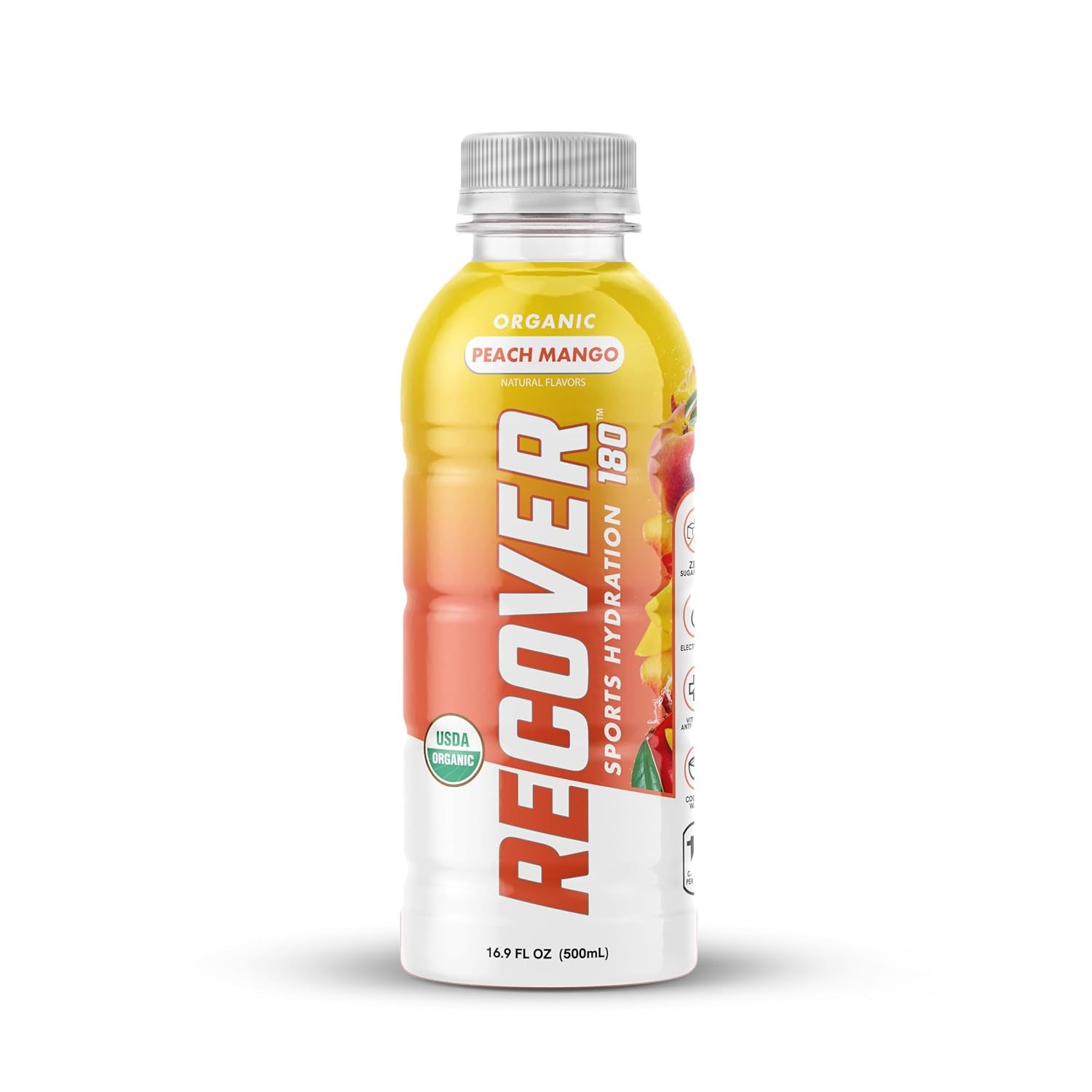 Organic Hydration Sports Drink, No Sugar Added, 15 Calorie Sports Beverage, Organic Flavors with Vitamins, Potassium-Packed Electrolytes (16.9 Fl Oz (Pack of 12), Variety Pack)