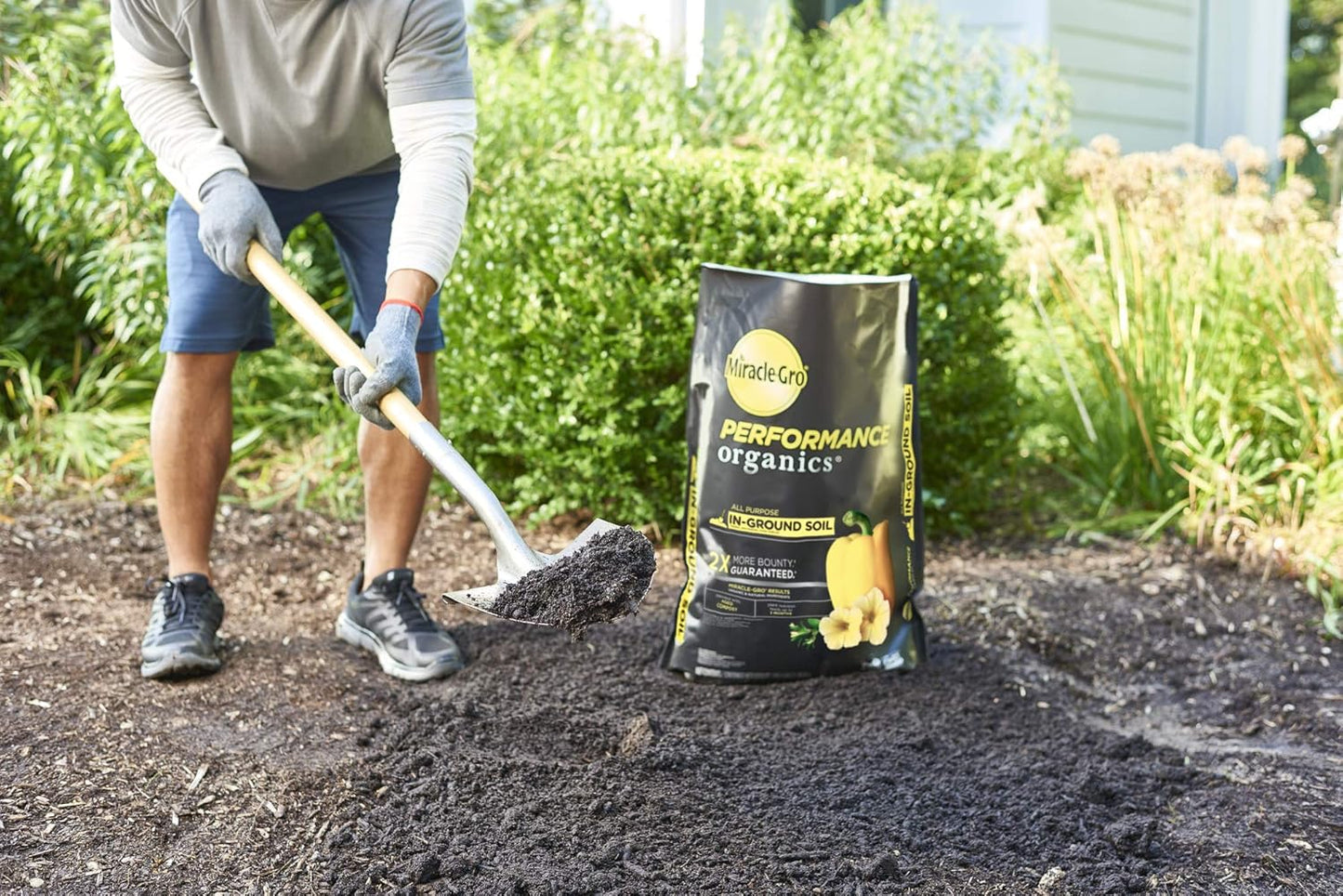 Performance Organics All Purpose In-Ground Soil - Organic and Natural Ingredients, Soil for Vegetables, Flowers and Herbs, Feeds for up to 3 Months, 1.3 Cu. Ft.
