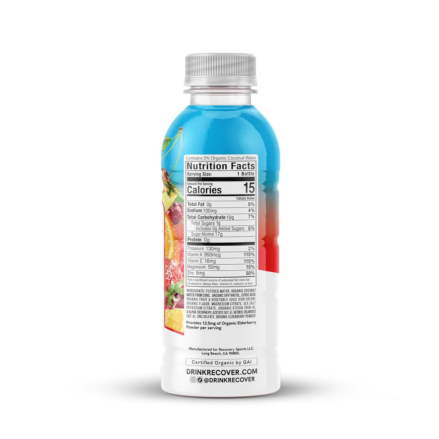 Revitalize Your Game: Organic Hydration Sports Drink - Sugar-Free, Low-Calorie, Vitamin-Infused Electrolyte Boost (Fruit Punch, 12-Pack)