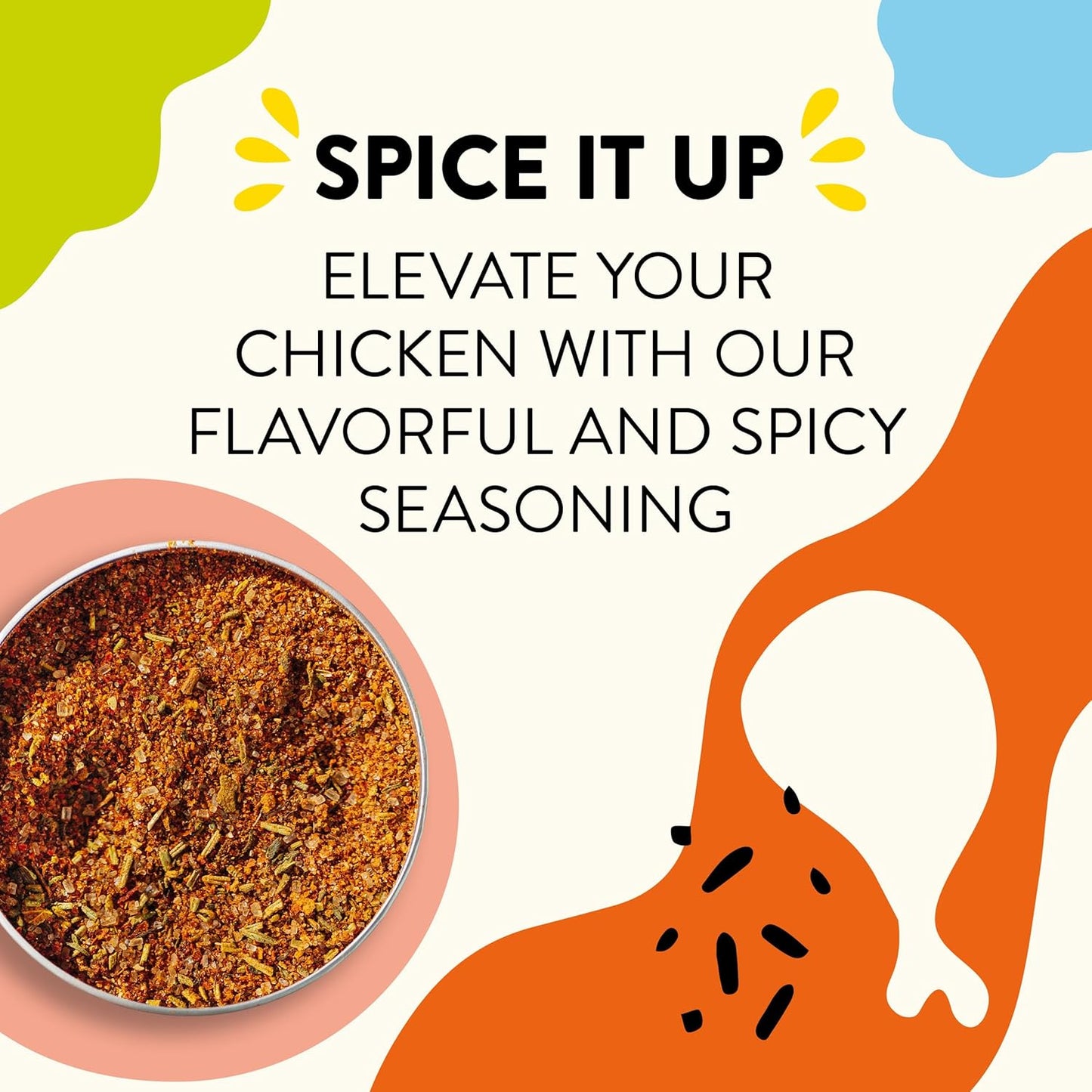 Chicken Allrounder, 2.29 OZ I Poultry Spice Mix to Cook, Grill and Roast Chicken like a Pro I Use as Spice Mix, Dry Rub or Marinade