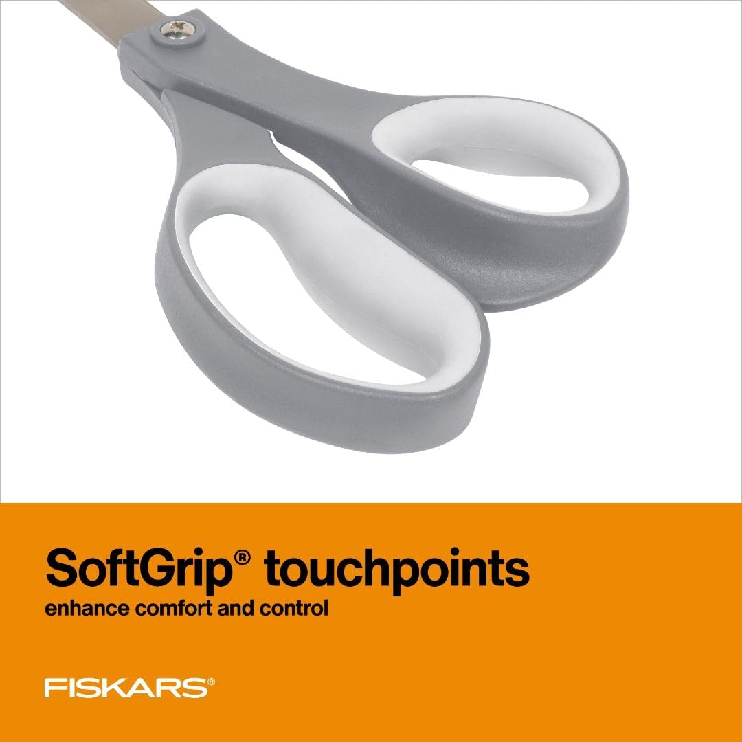 All Purpose Scissors - High Performance and Designed for Comfort and Cutting - Sharp to Cut but Soft to Hold. Perfect for Art, Crafts and the Office