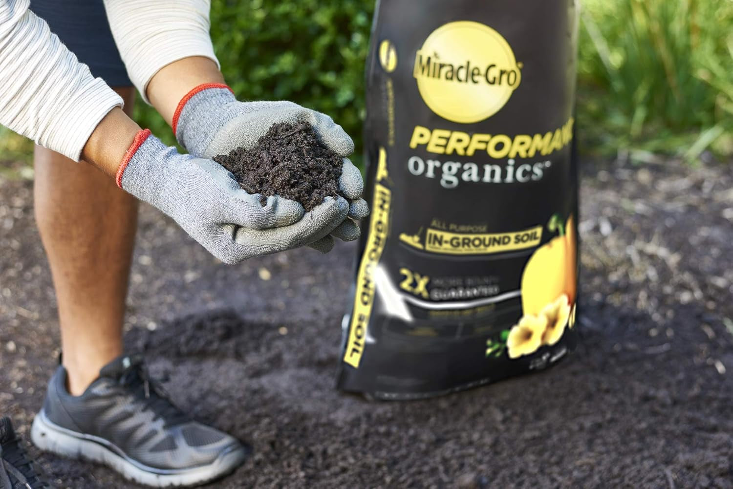 Performance Organics All Purpose In-Ground Soil - Organic and Natural Ingredients, Soil for Vegetables, Flowers and Herbs, Feeds for up to 3 Months, 1.3 Cu. Ft.