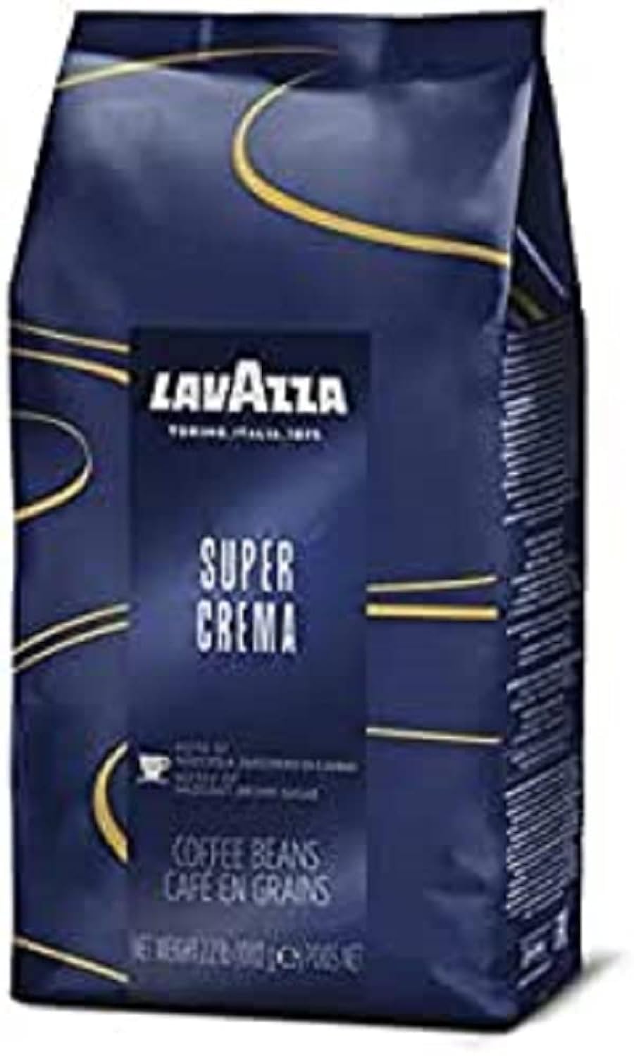 Super Crema Whole Bean Coffee Blend, Light-Medium Espresso Roast, 2.2 Pound (Pack of 1) ,Premium Quality, Aromatic, Mild and Creamy