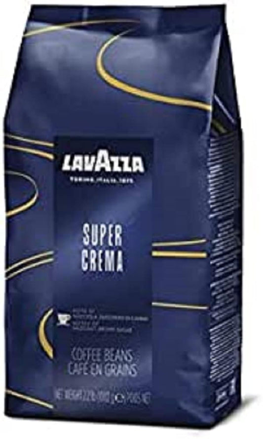 Super Crema Whole Bean Coffee Blend, Light-Medium Espresso Roast, 2.2 Pound (Pack of 1) ,Premium Quality, Aromatic, Mild and Creamy