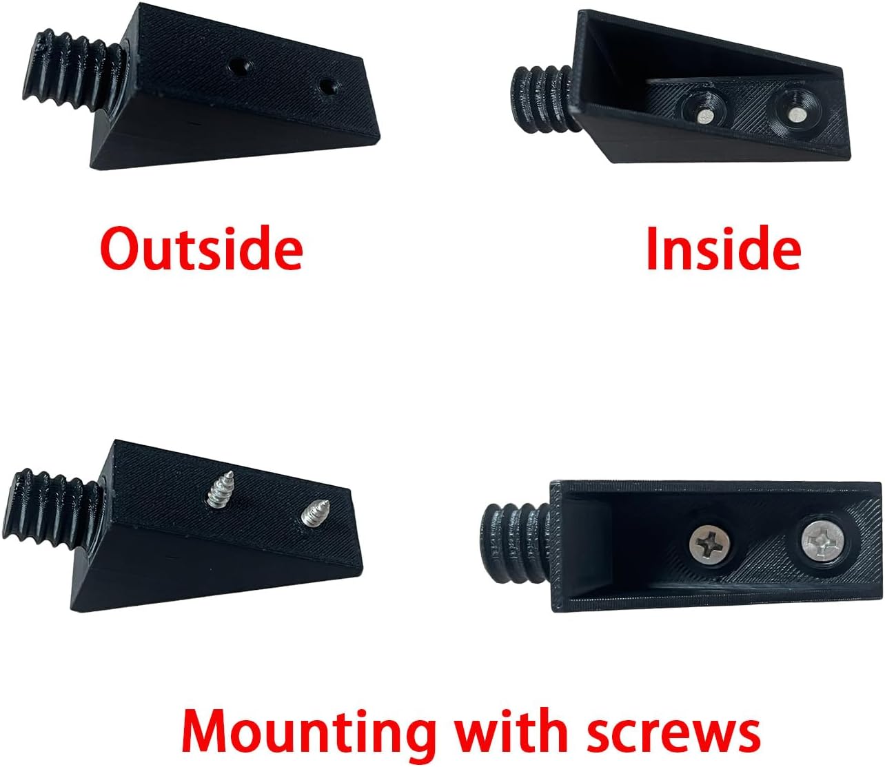 Shelf Brackets Compatible with Suncast Sheds, Craftsman Shed, 4 Pack, Brackets Only, (Screws Included)