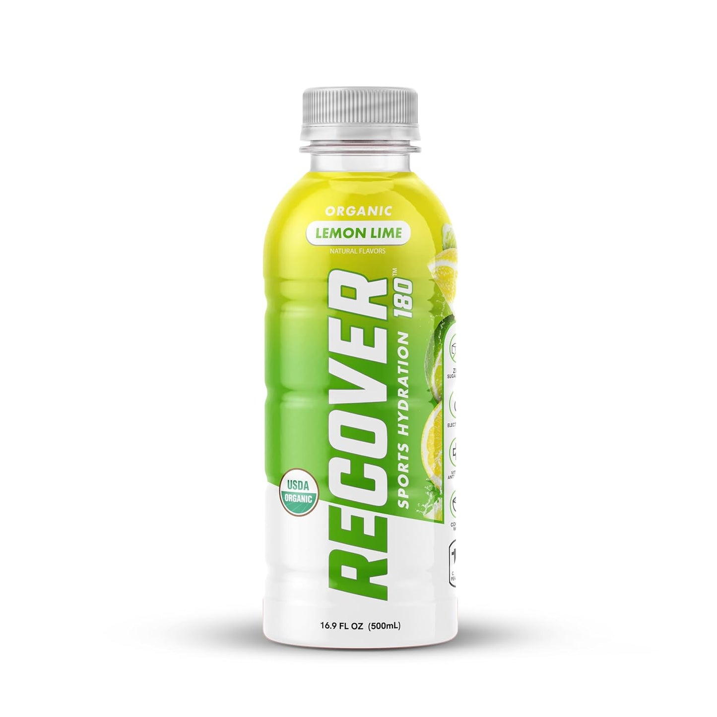 Organic Hydration Sports Drink, No Sugar Added, 15 Calorie Sports Beverage, Organic Flavors with Vitamins, Potassium-Packed Electrolytes (16.9 Fl Oz (Pack of 12), Variety Pack)