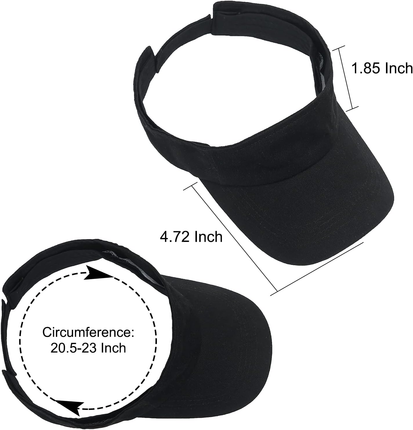 Sport Sun Visor Hats Adjustable Empty Top Baseball Cap Cotton Ball Caps for Women and Men