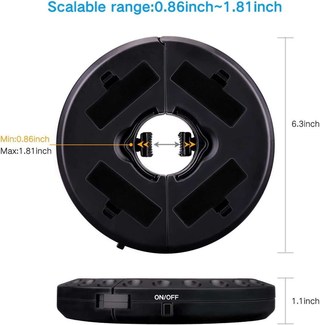 Patio Umbrella Light 3 Brightness Modes Cordless 28 LED Lights-4 X AA Battery Operated,Umbrella Pole Light for Patio Umbrellas,Camping Tents or Indoor Use