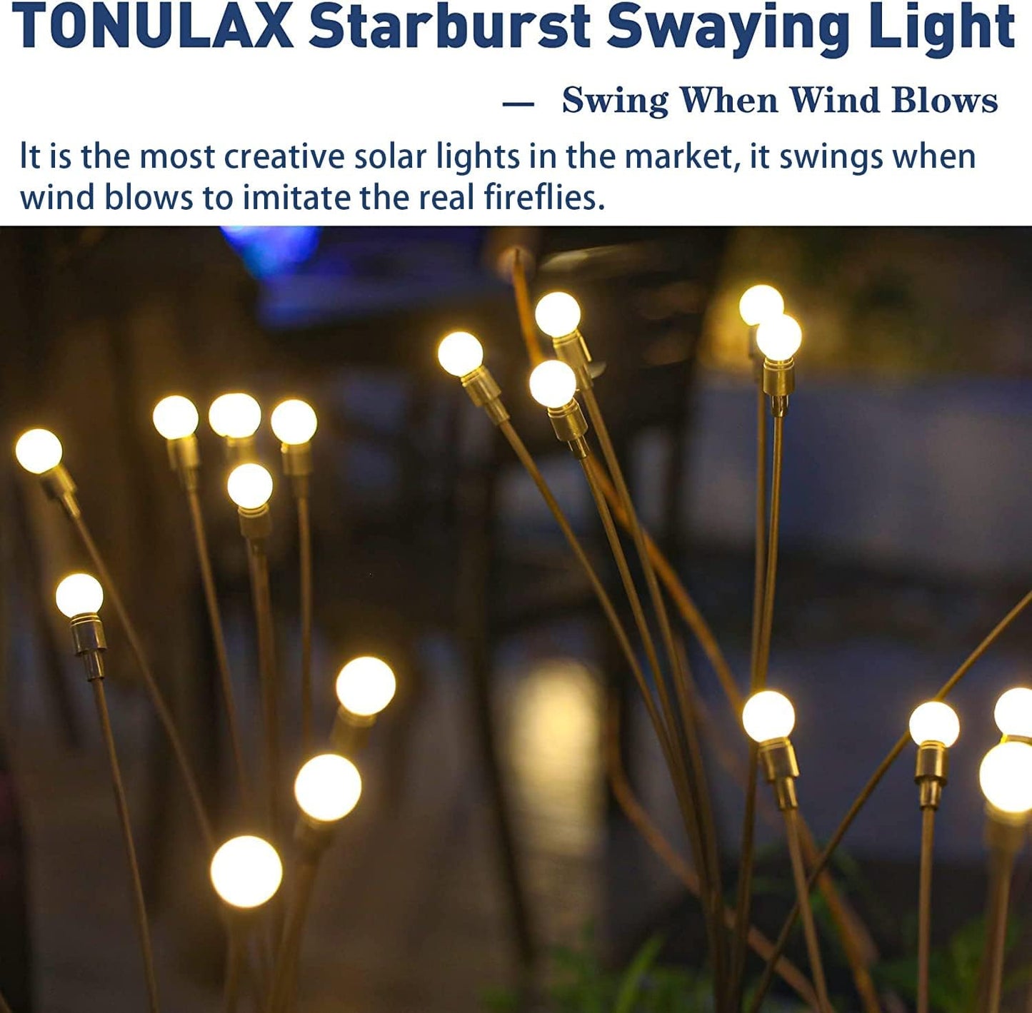 Upgraded Solar Swaying Light, Sway
