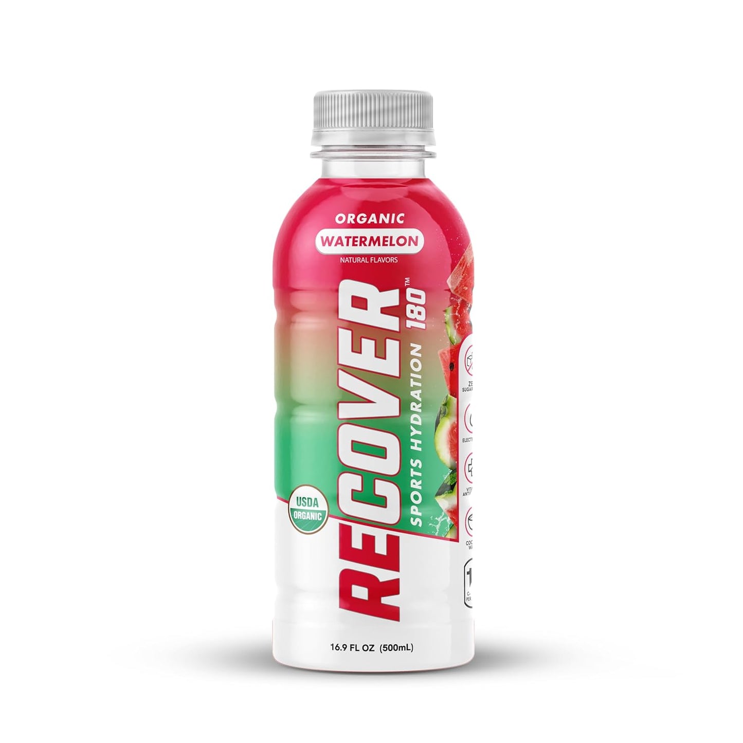 Organic Hydration Sports Drink, No Sugar Added, 15 Calorie Sports Beverage, Organic Flavors with Vitamins, Potassium-Packed Electrolytes (16.9 Fl Oz (Pack of 12), Variety Pack)