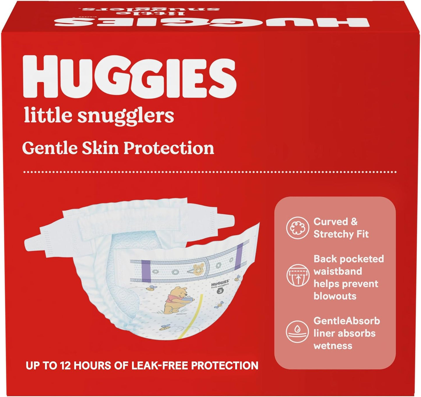Size 1 Diapers, Little Snugglers Newborn Diapers, Size 1 (8-14 Lbs), 32 Count