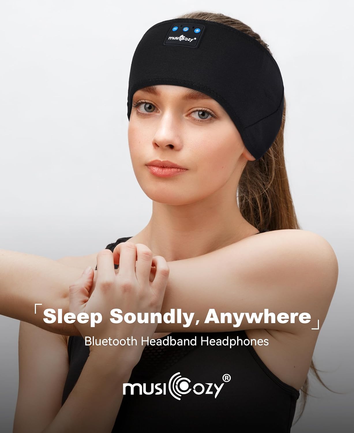 Bluetooth 5.2 Sleep Headphones Headband - Sweat-Resistant Wireless Earbuds with Ultra-Thin HD Stereo Speakers for Sports and Workouts - Ideal Unique Gifts