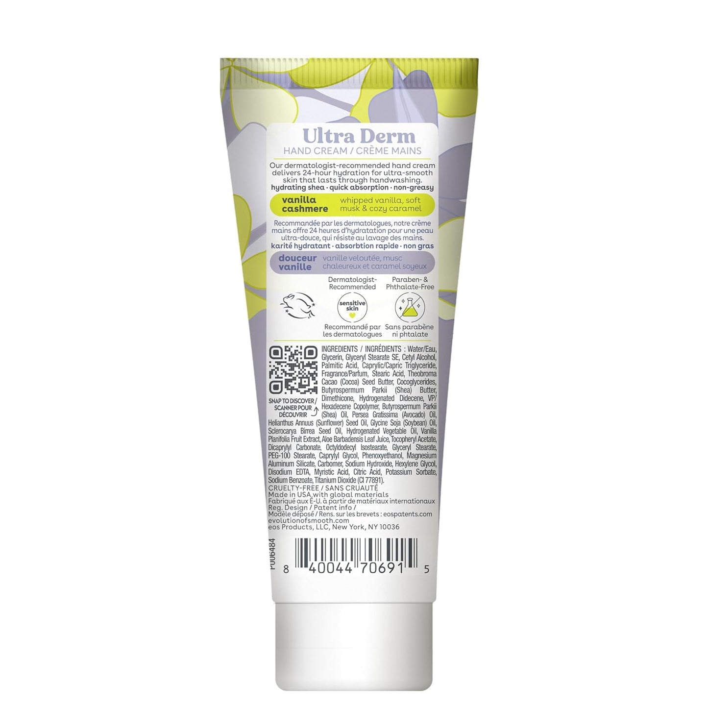Shea Better Hand Cream - Vanilla Cashmere | Instant Hydration + Lasting Protection | 2.5 Oz
