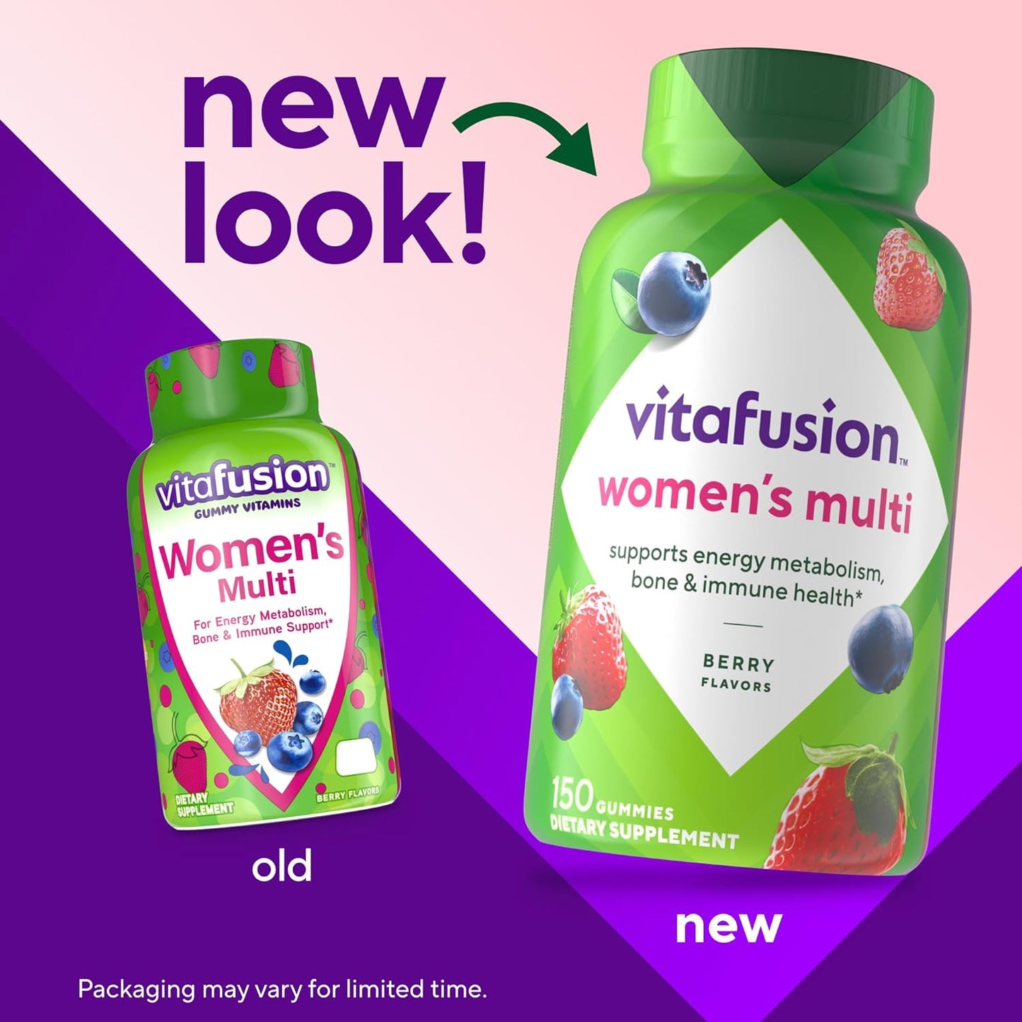 Womens Multivitamin Gummies, Berry Flavored Daily Vitamins for Women with Vitamins A,C,D,E,B-6 and B-12, America’S Number 1 Gummy Vitamin Brand, 75 Days Supply, 150 Count (Package May Vary)
