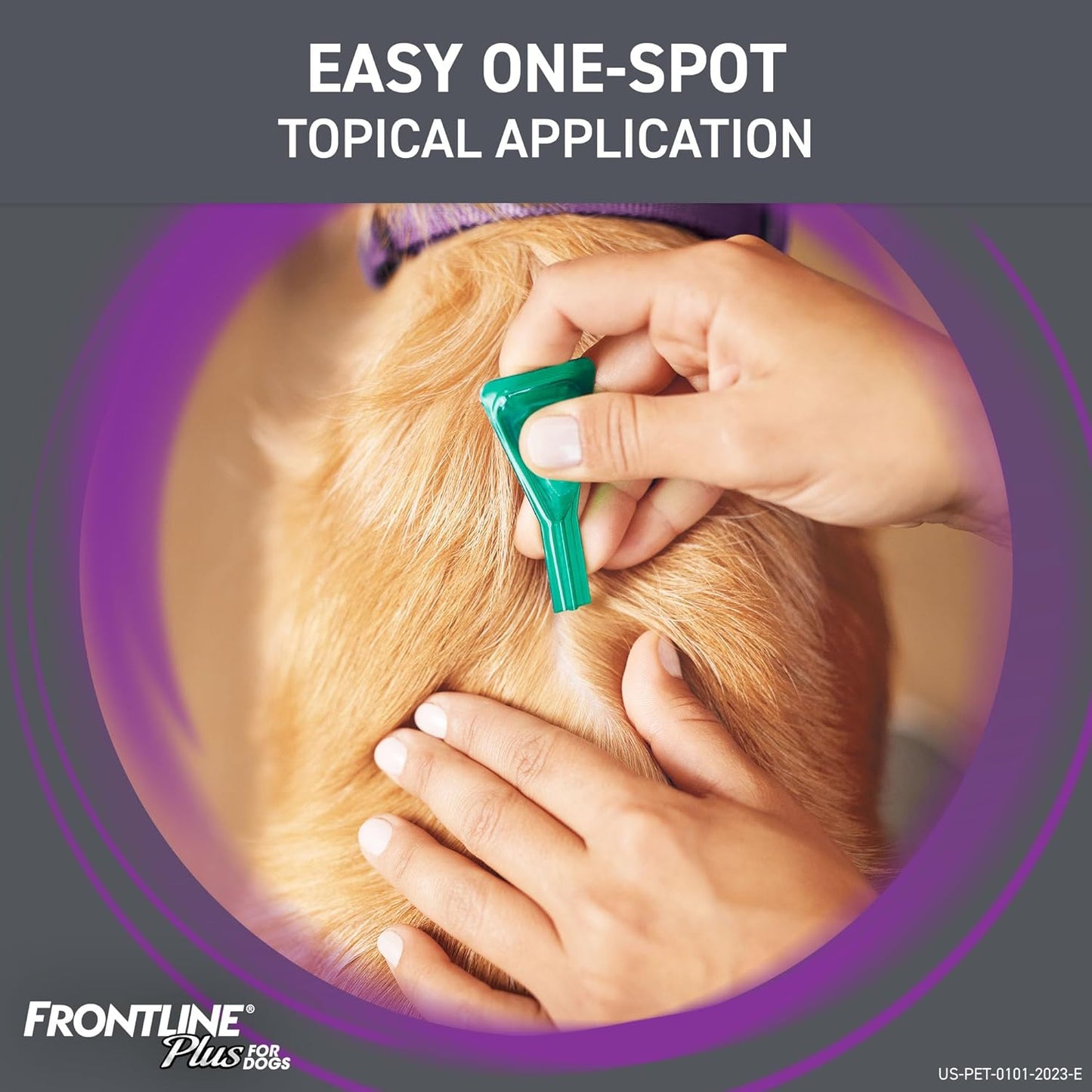 plus Flea and Tick Treatment for Large Dogs up to 45 to 88 Lbs., 3 Treatments