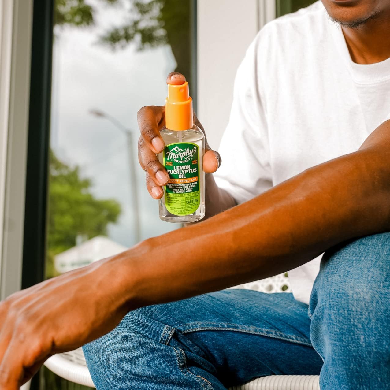 Lemon Eucalyptus Oil Insect Repellent Spray | Deet-Free, Plant-Based | Mosquito and Tick Repellent for Skin + Gear | 4 Ounce Pump Spray | 2 Pack