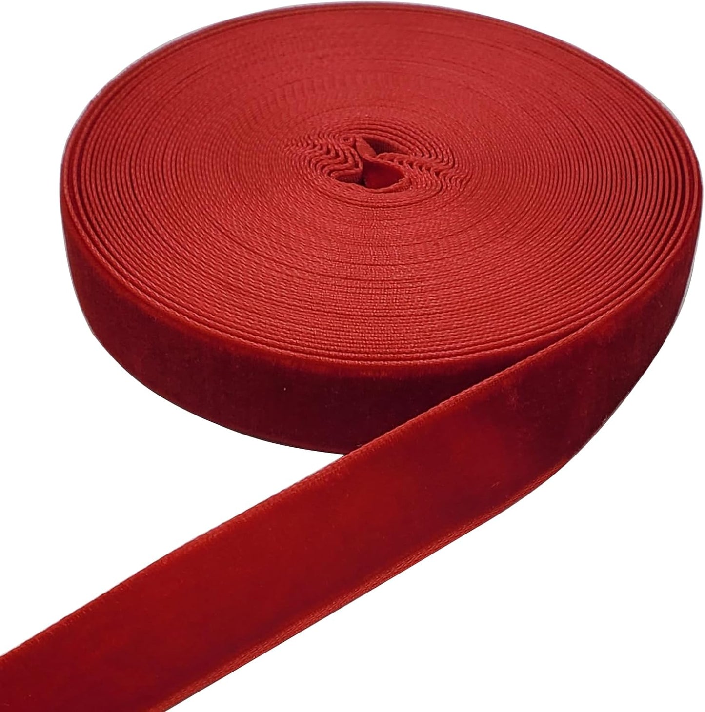 10 Yards Velvet Ribbon Spool (Red, 5/8")