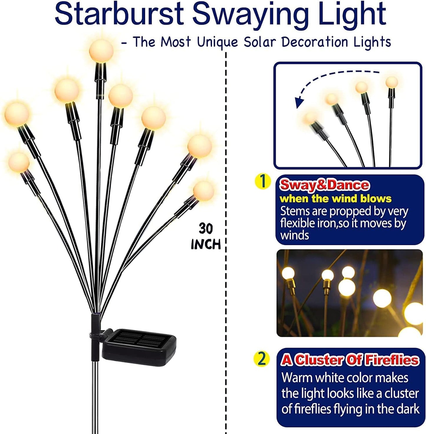 Upgraded Solar Swaying Light, Sway
