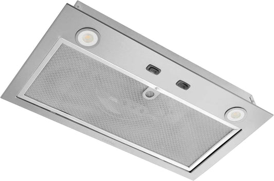 PM300SS Custom Power Pack Range Hood Insert with 2-Speed Exhaust Fan and Light, 300 Max Blower CFM, Stainless Steel, 21-Inch Built