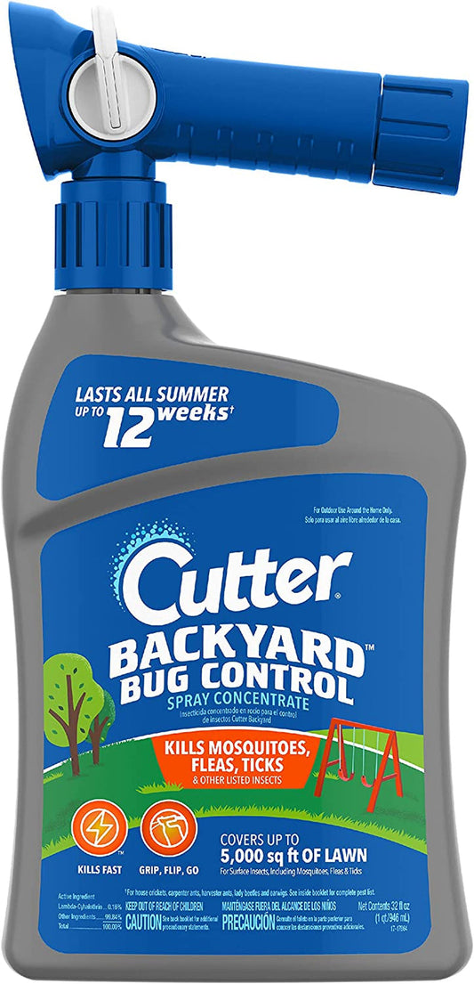 Backyard Bug Control Spray Concentrate 32 F Oz Mosquito Repellent