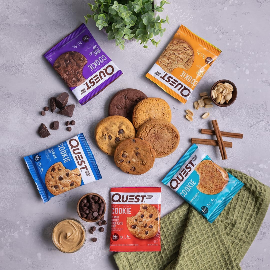 Chocolate Chip Protein Cookie; Keto Friendly; High Protein; Low Carb; 12 Count