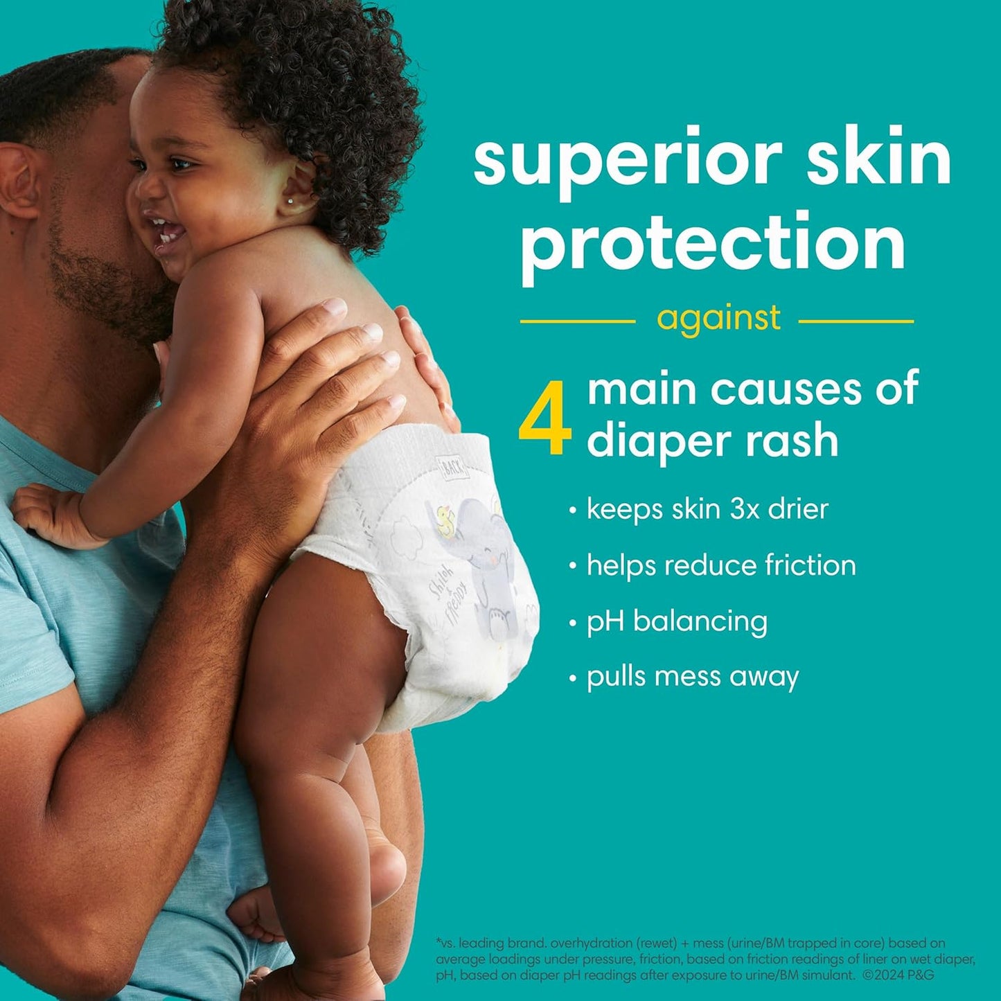 Swaddlers Diapers - Size 3, One Month Supply (168 Count), Ultra Soft Disposable Baby Diapers