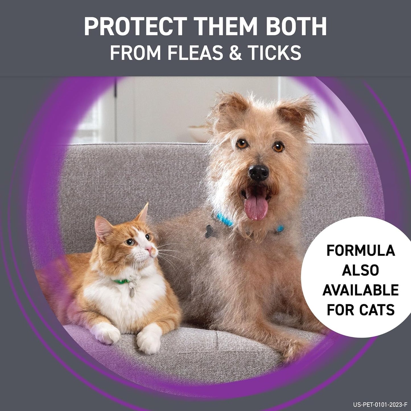 plus Flea and Tick Treatment for Large Dogs up to 45 to 88 Lbs., 3 Treatments