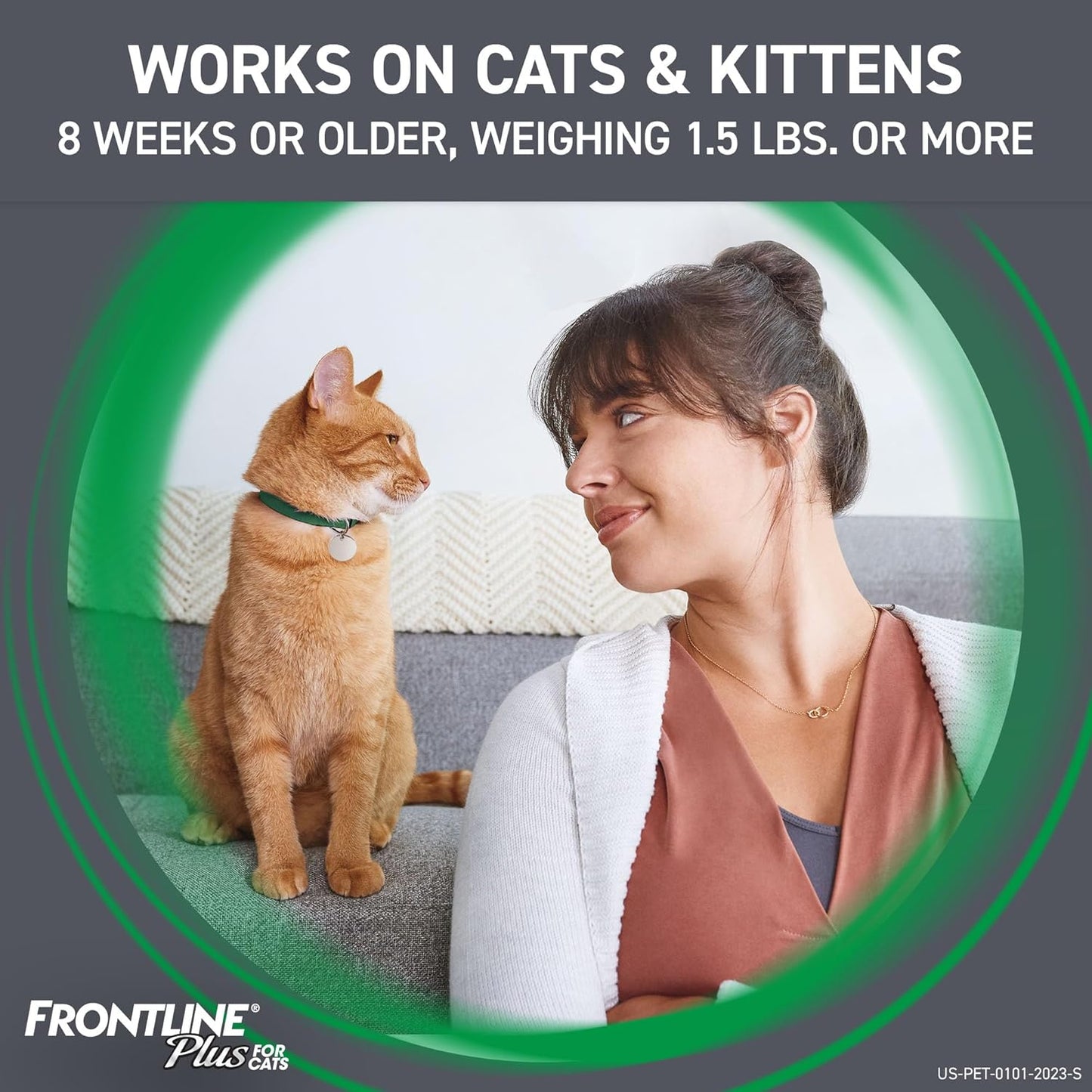 plus Flea and Tick Treatment for Cats over 1.5 Lbs. 3 Treatments
