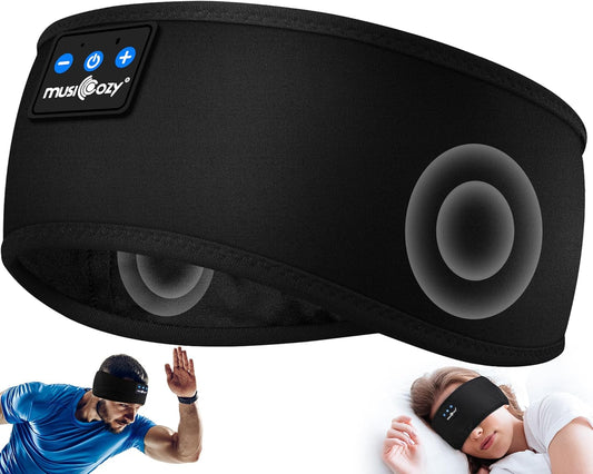 Bluetooth 5.2 Sleep Headphones Headband - Sweat-Resistant Wireless Earbuds with Ultra-Thin HD Stereo Speakers for Sports and Workouts - Ideal Unique Gifts