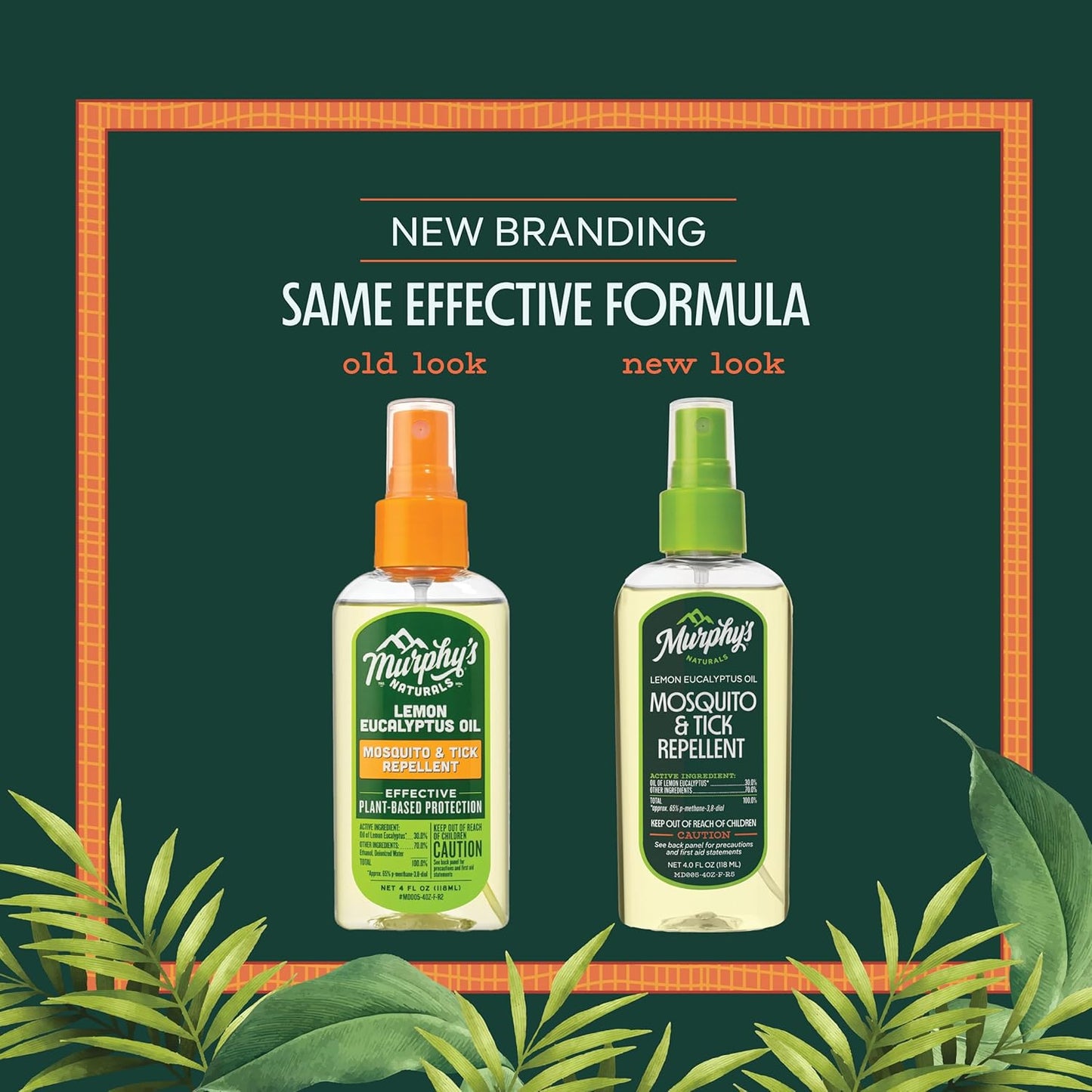 Lemon Eucalyptus Oil Insect Repellent Spray | Deet-Free, Plant-Based | Mosquito and Tick Repellent for Skin + Gear | 4 Ounce Pump Spray | 2 Pack