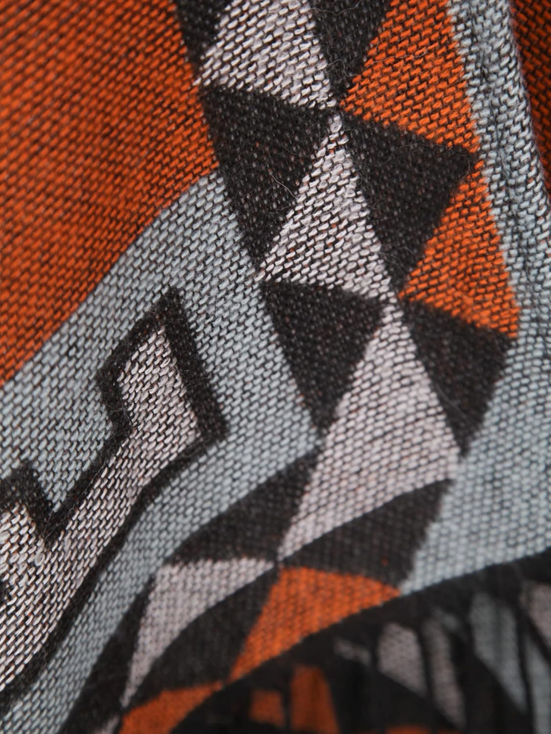 Women'S Printed Tassel Open Front Poncho Cape Wrap Shawl