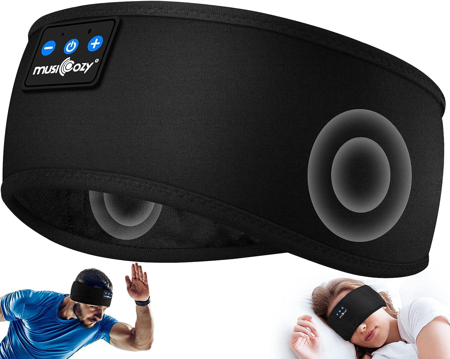Bluetooth 5.2 Sleep Headphones Headband - Sweat-Resistant Wireless Earbuds with Ultra-Thin HD Stereo Speakers for Sports and Workouts - Ideal Unique Gifts