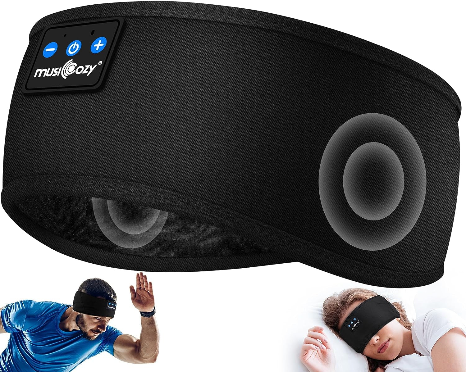 Bluetooth 5.2 Sleep Headphones Headband - Sweat-Resistant Wireless Earbuds with Ultra-Thin HD Stereo Speakers for Sports and Workouts - Ideal Unique Gifts