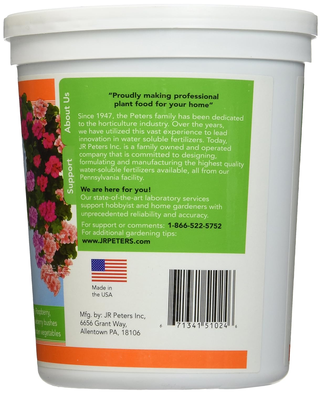 10-30-20 Blossom Booster Water-Soluble Fertilizer with Micronutrients for Increasing Color and Quantity of Blooms in Flowering Plants, 1.5Lbs