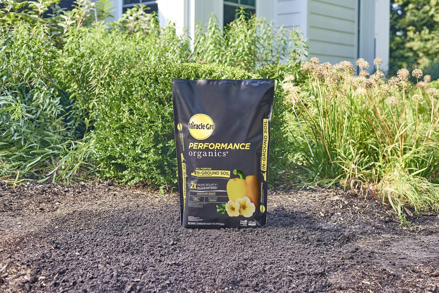 Performance Organics All Purpose In-Ground Soil - Organic and Natural Ingredients, Soil for Vegetables, Flowers and Herbs, Feeds for up to 3 Months, 1.3 Cu. Ft.
