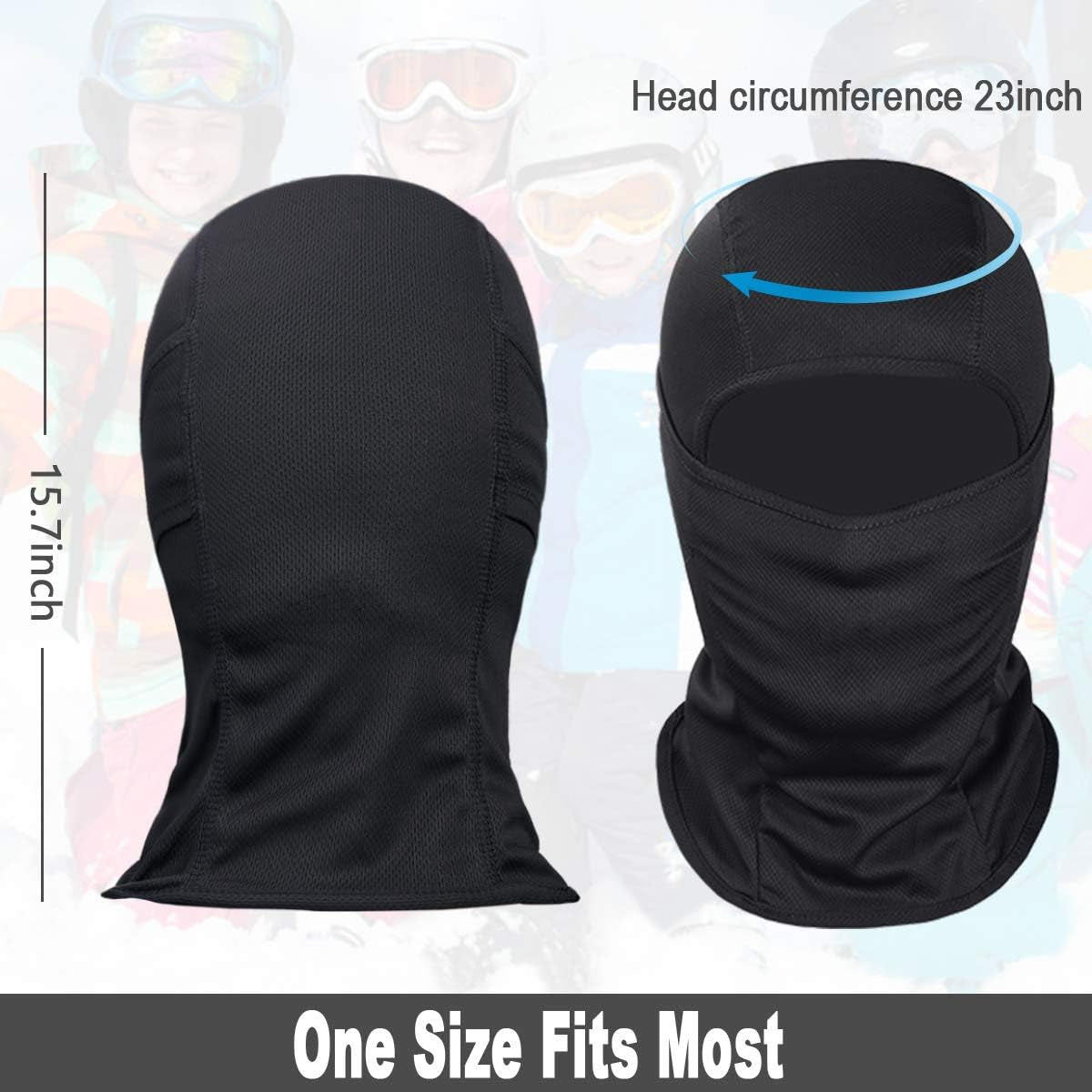 Ski Mask for Men Women, Balaclava Face Mask, Shiesty Mask UV Protector Lightweight for Motorcycle Snowboard