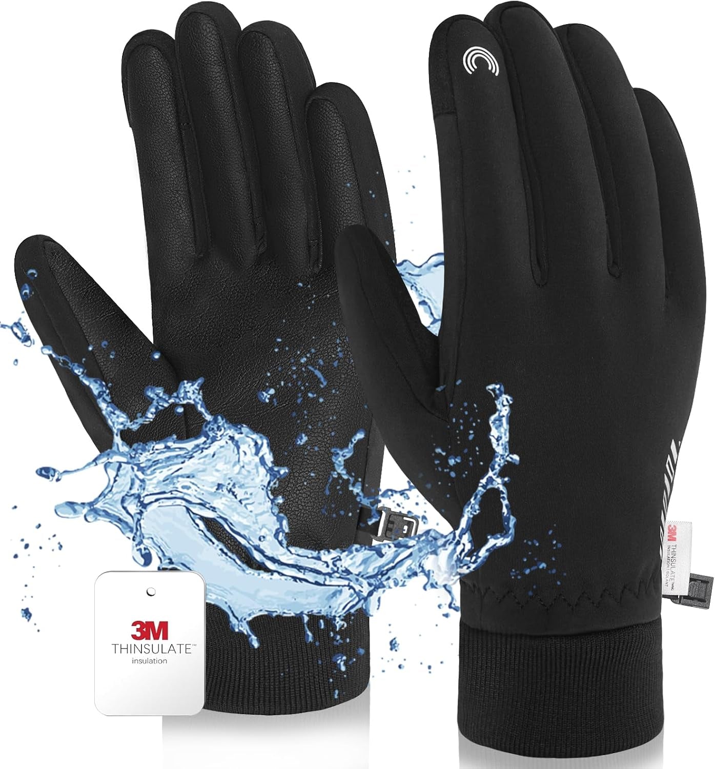 Mens warm waterproof winter gloves online