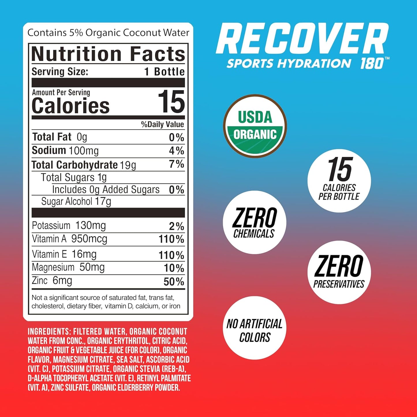 Revitalize Your Game: Organic Hydration Sports Drink - Sugar-Free, Low-Calorie, Vitamin-Infused Electrolyte Boost (Fruit Punch, 12-Pack)