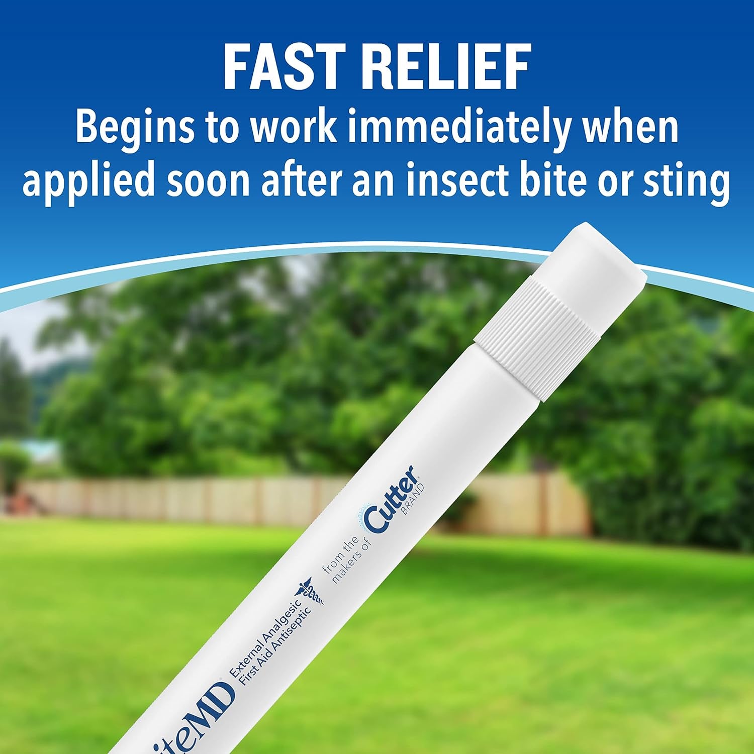 Bitemd Insect Bite Relief Stick, Analgesic and Antiseptic 0.5 Fl Oz (Pack of 1)