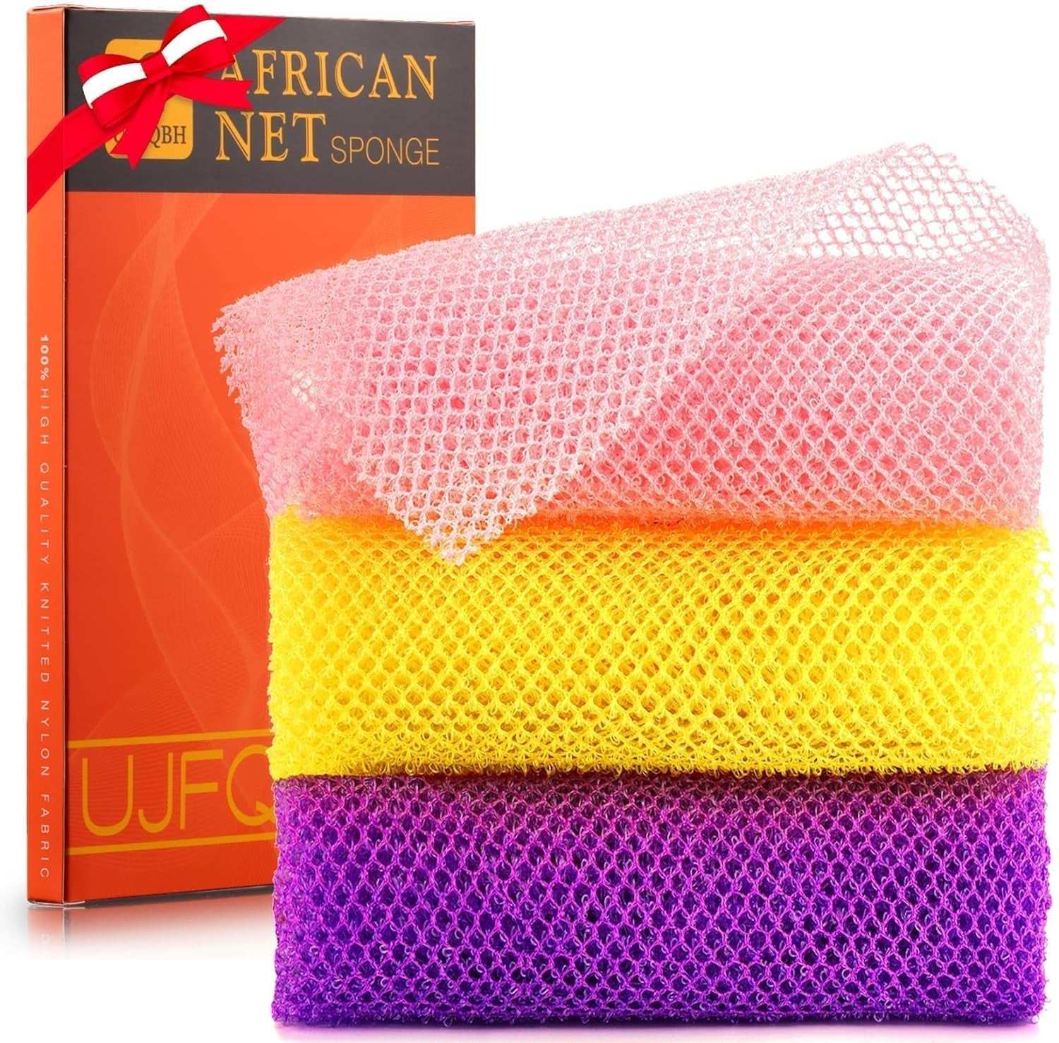 African Bath Sponge Exfoliating Shower Scrubber