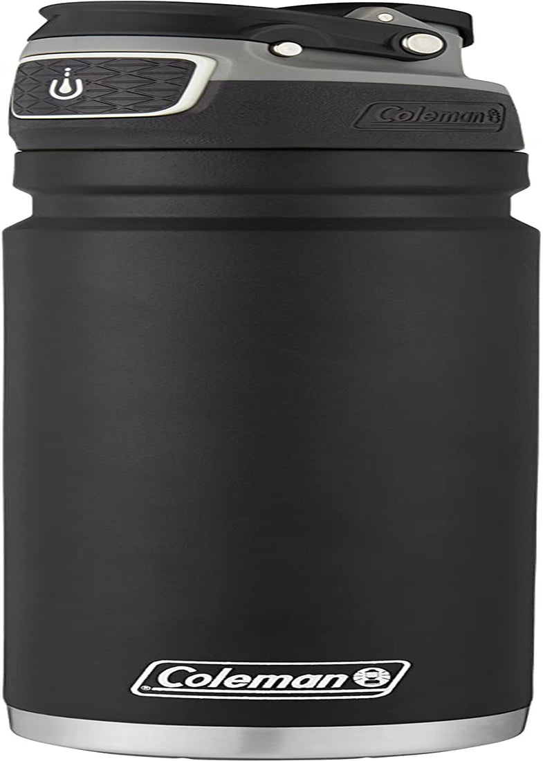 Stay Hydrated in Style: Freeflow Vacuum-Insulated Stainless Steel Water Bottle - 24Oz/40Oz with Leak-Proof Lid & Easy Carry Handle, Keeps Drinks Hot or Cold for Hours!