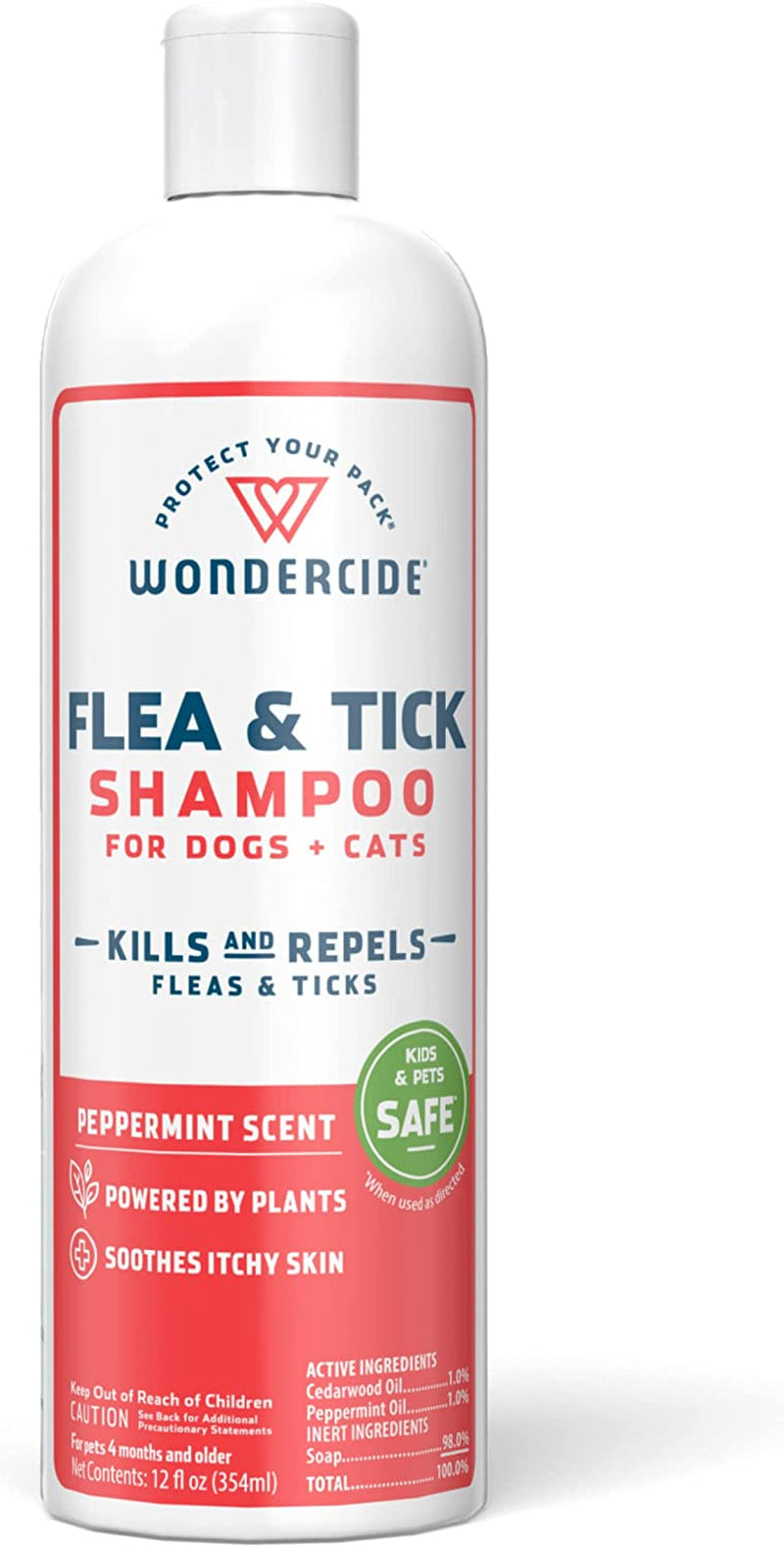 - Flea & Tick Shampoo for Dogs and Cats - Flea and Tick Killer Treatment with Natural Essential Oils - for Pets over 4 Months - Powered by Plants - 12 Fl Oz