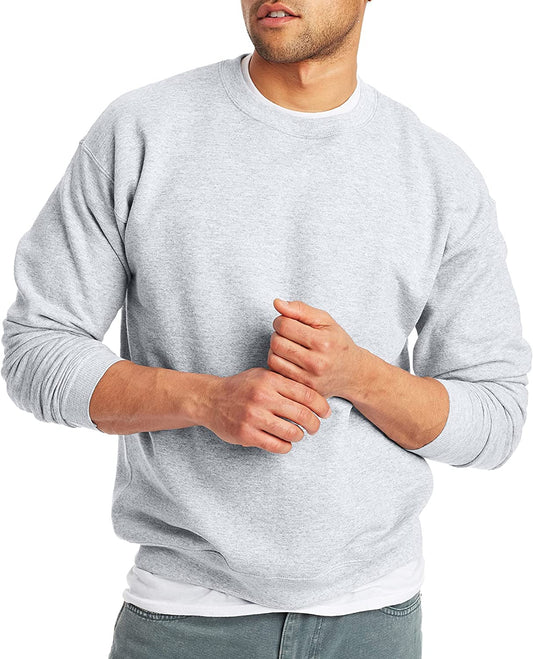 Ecosmart Fleece, Cotton-Blend Pullover, Crewneck Sweatshirt for Men (1 or 2 Pack)