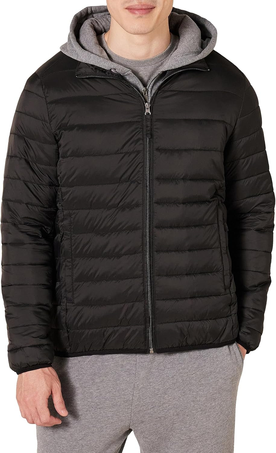 Men's Packable Lightweight Water-Resistant Puffer Jacket in Big & Tall Sizes