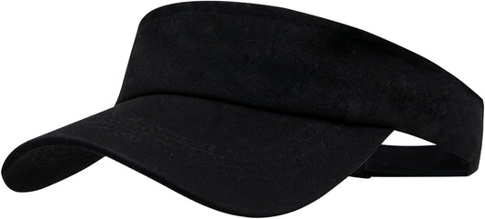 Sport Sun Visor Hats Adjustable Empty Top Baseball Cap Cotton Ball Caps for Women and Men